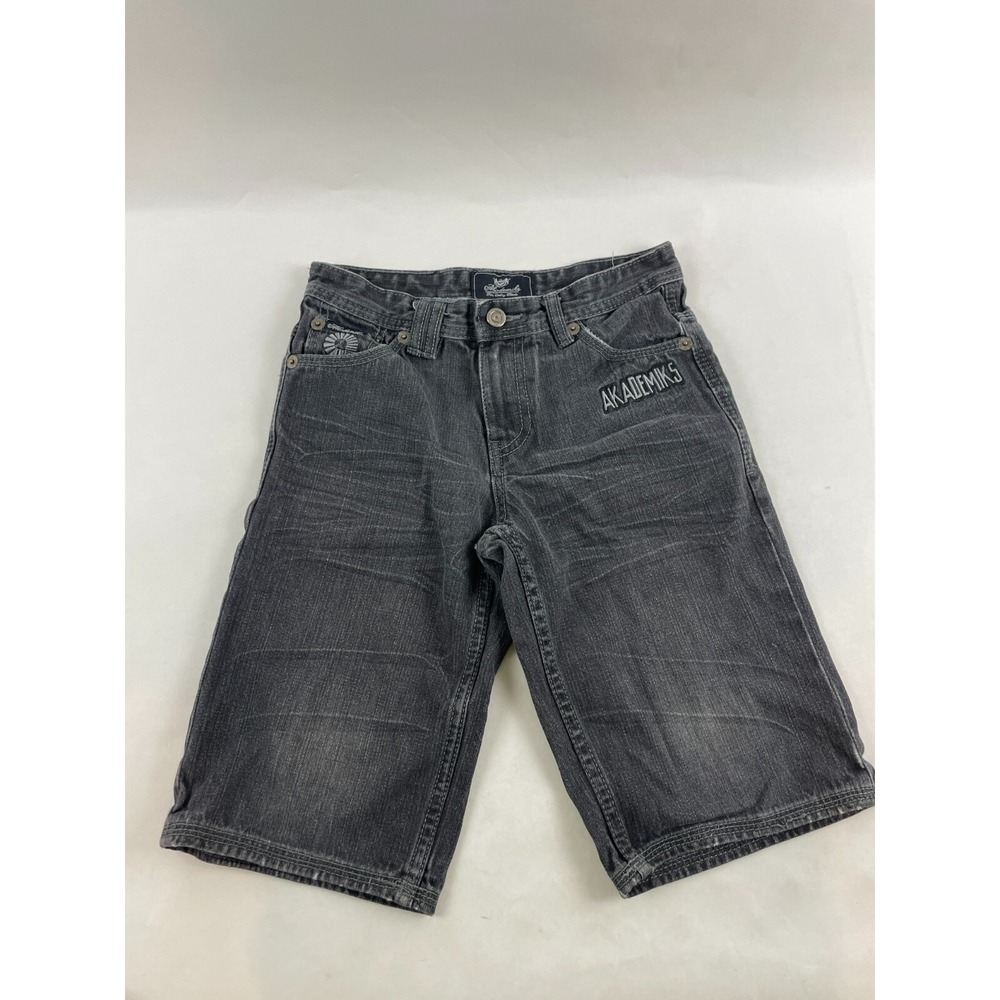Akademiks Shorts, Boys Size 10, Gray, Denim, Casual